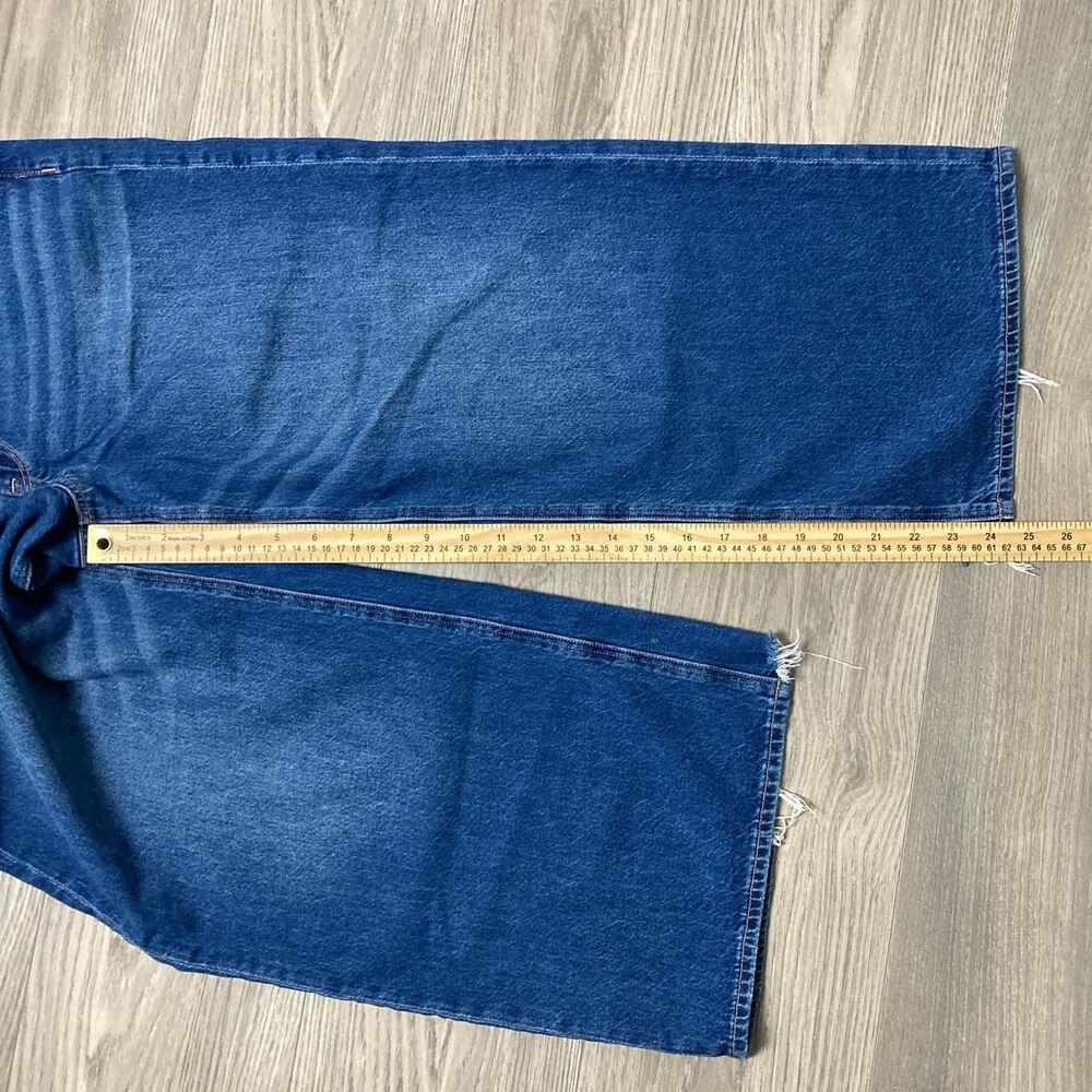 American Eagle Super High-Rise Baggy Wide Leg Ankle Size 8 Short - Picture 5 of 8